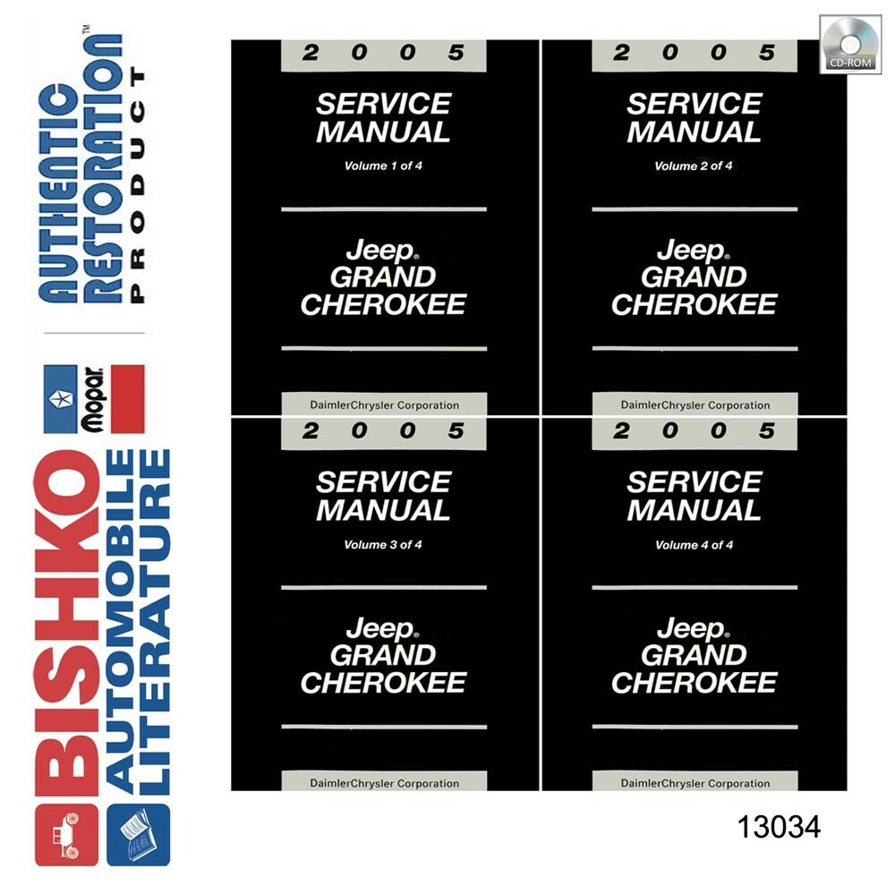 2005 Jeep Grand Cherokee Shop Service Repair Manual CD