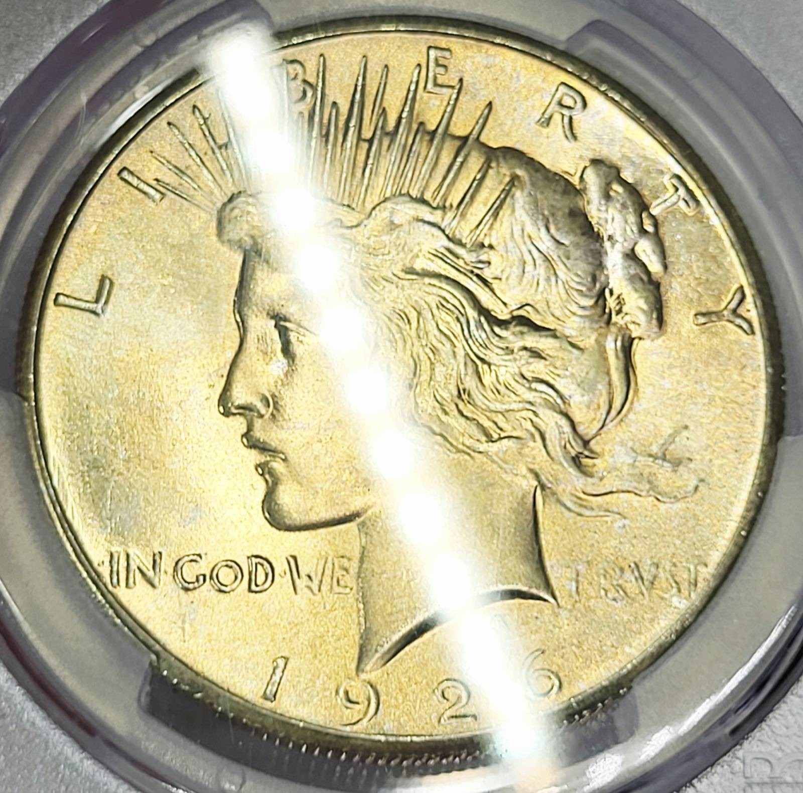 1926 P Peace Silver Dollar PCGS MS-66