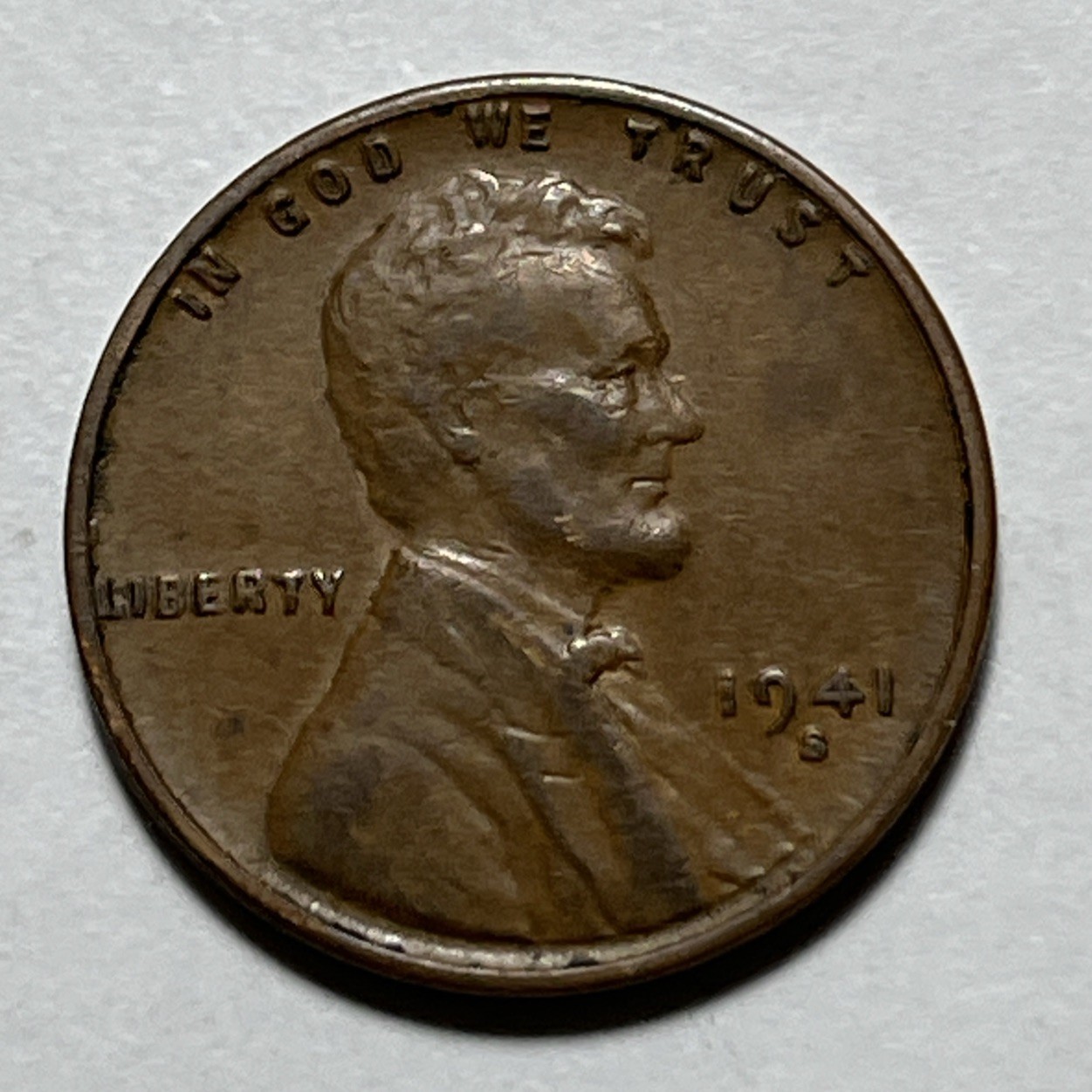 1941 S/S Wheat Penny Error RPM S Over S #1