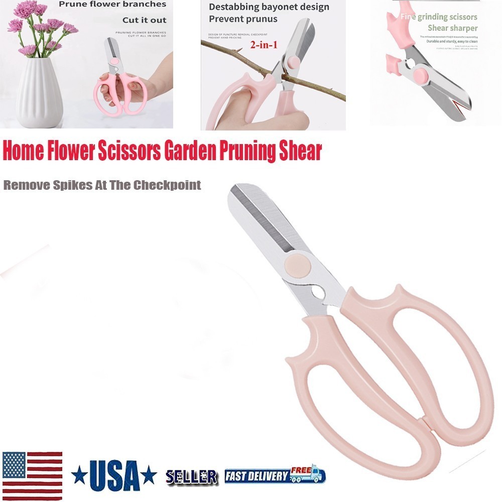 1/3/5pc Home Garden Scissors Flower Plant Pruner Scissors Florists Pruning Shear