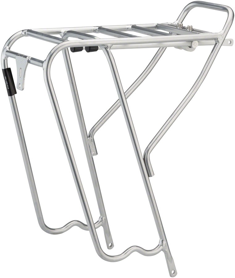 MSW RCR-200 Pork Chop Rear Rack | Lightweight Aluminum, Disc Brake Compatible,