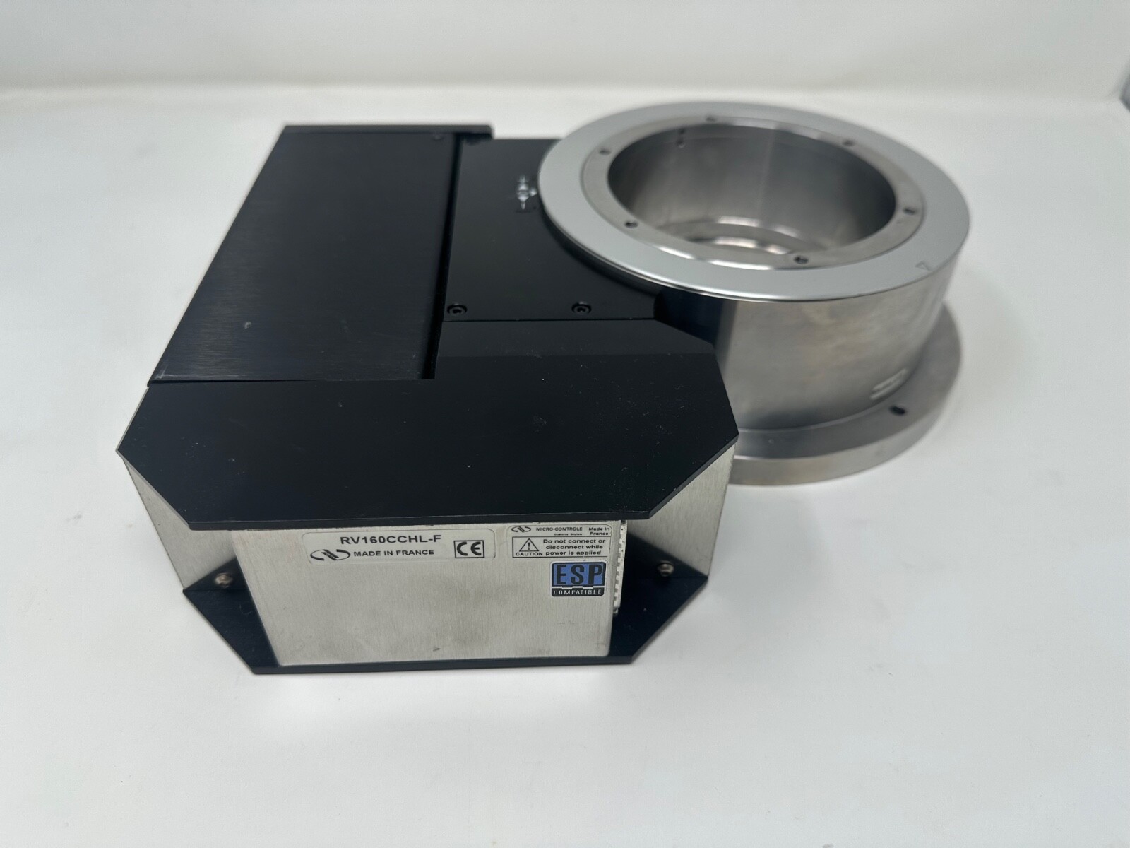 Newport RV160CCHL-F Motorized Rotation Stage, 160 mm High-Torque DC Drive Folded