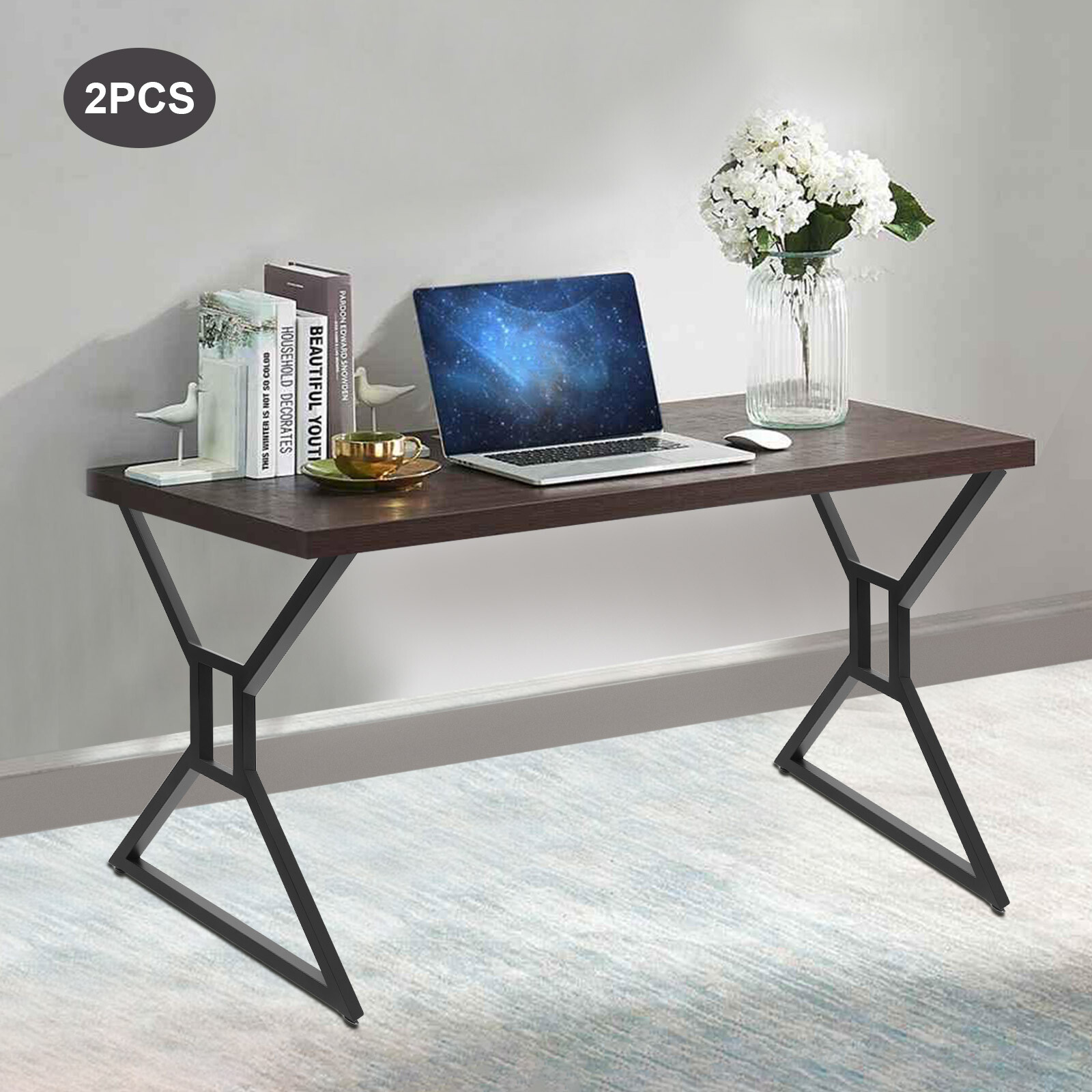 Table Legs Set of 2 Metal Desk Leg 28” Dining Table Leg DIY Industrial US US