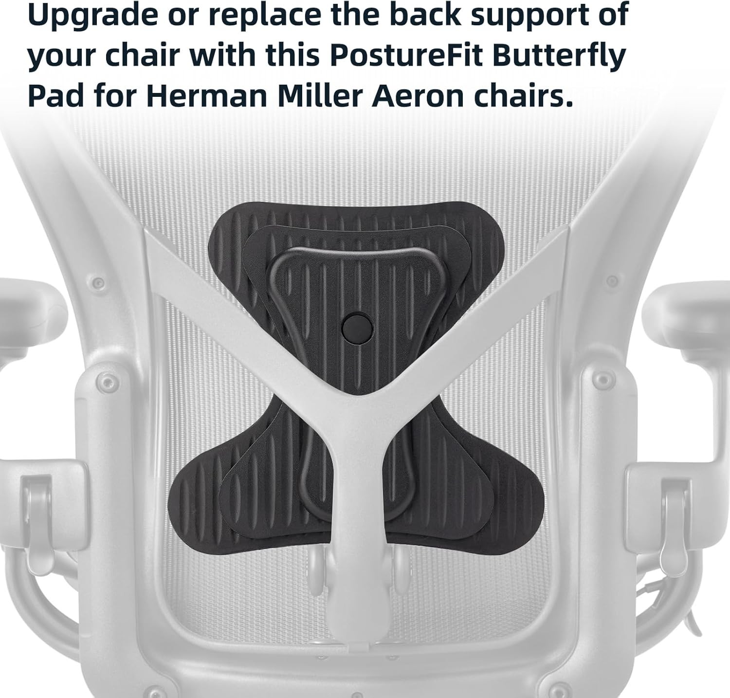 Upgrade Posturefit Butterfly Pad, for Herman Miller Classic Aeron Chairs Lumbar