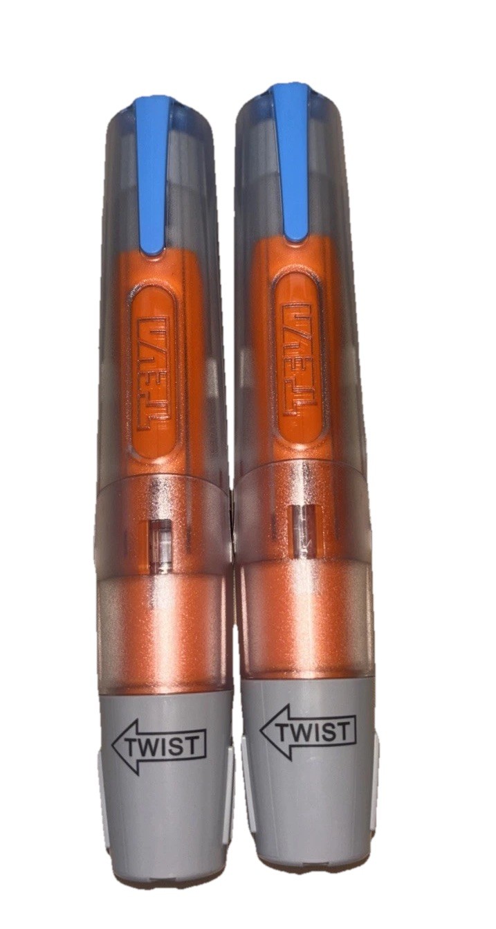 Anaphylaxis Trainer Practice Pens Lot of 2 No Needle No Medication