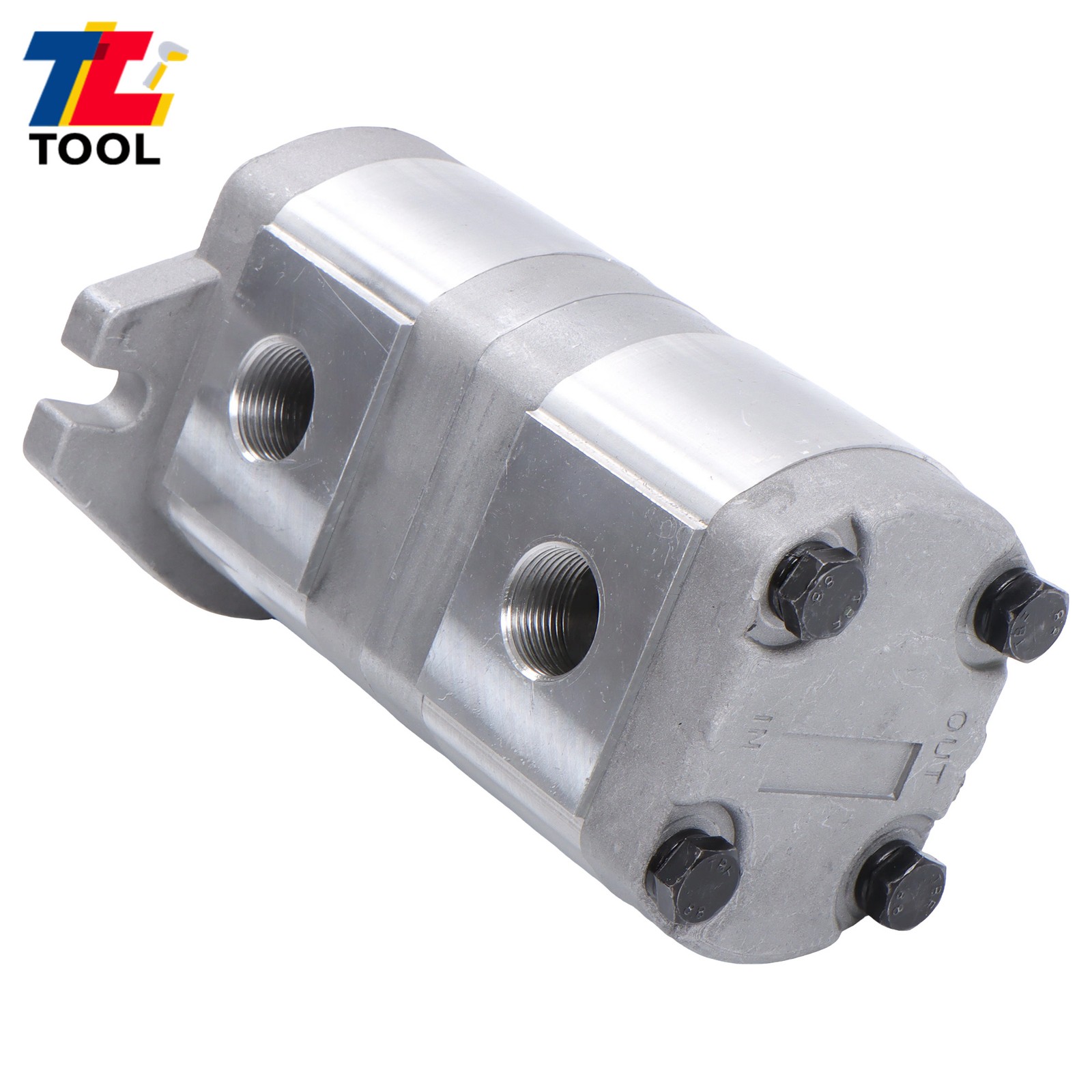 HGP-33A-F6/6R Hydraulic Tandem Double Gear Pump 17.46mm Shaft Low Noise