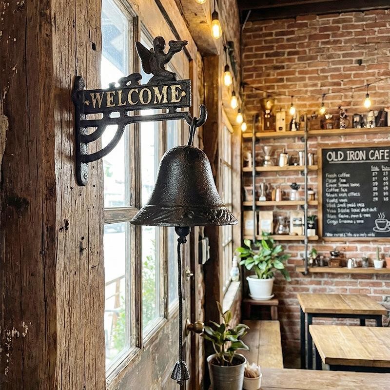 Cast Iron Door Bells Entry Door Bells Decorative Versatile Wall Mounted Wall