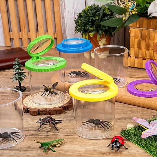 Insects Viewer for Kids, 2PCS Magnifying Insect Box Catcher Kit | InsertBug2Pcs
