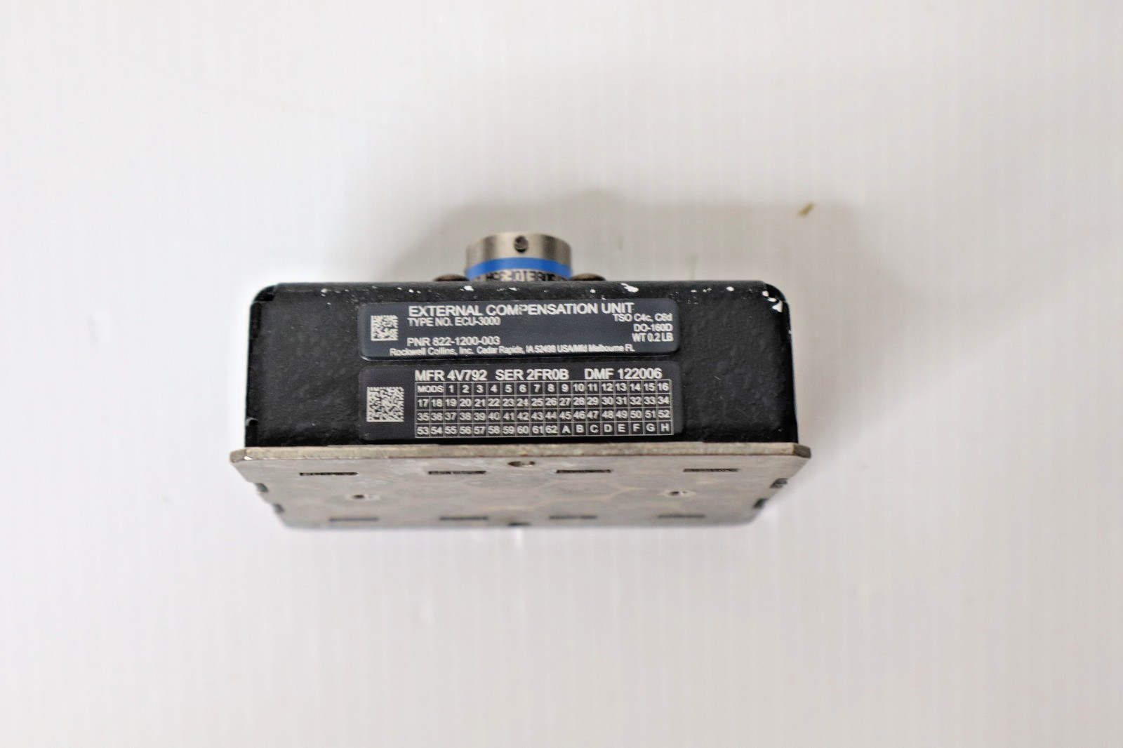 Collins ECU-3000 External Compensation Unit 822-1200-003 Removed Working