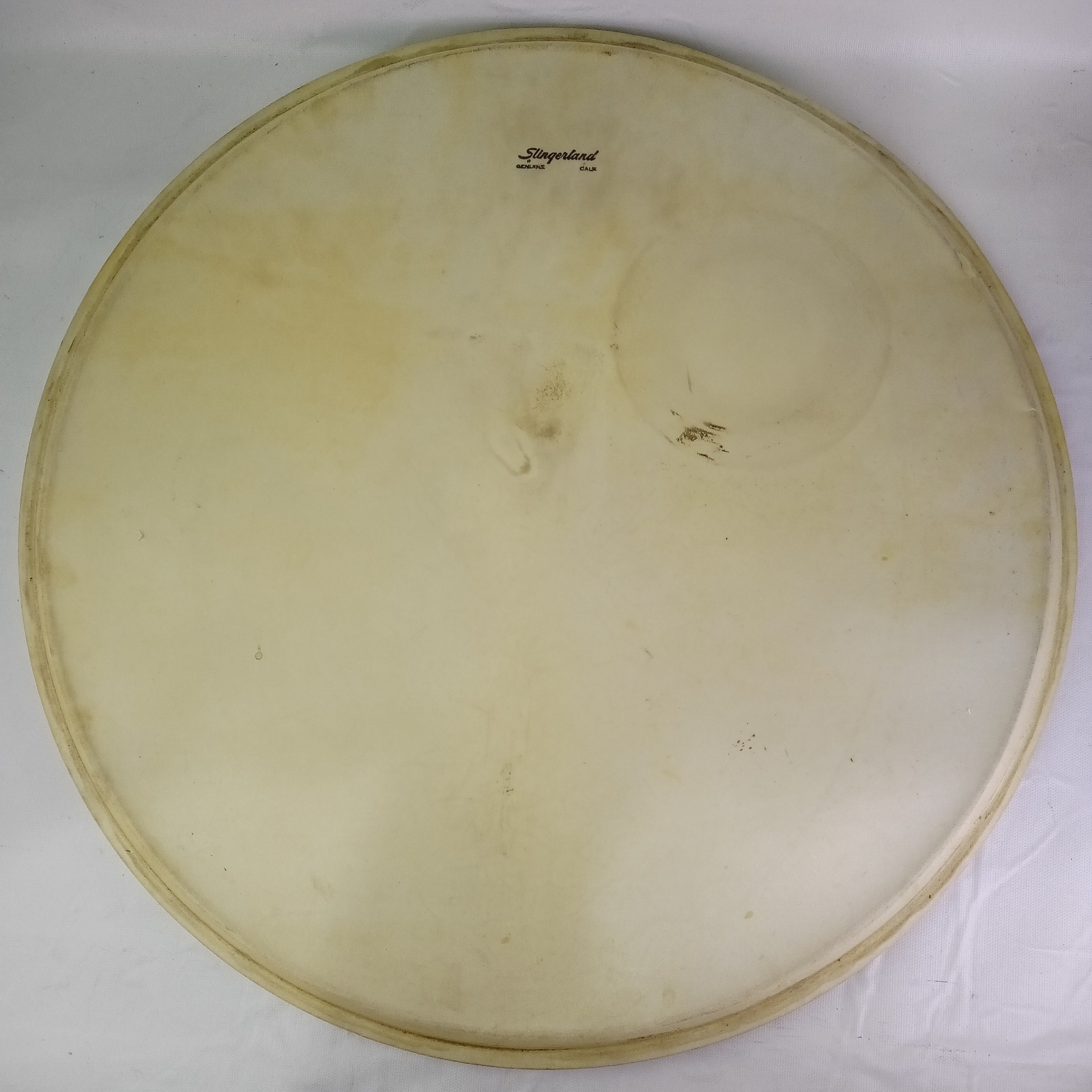 Slingerland 20"Bass Drum Genuine Calf Skin Head Batter Radio King Vintage50s USA