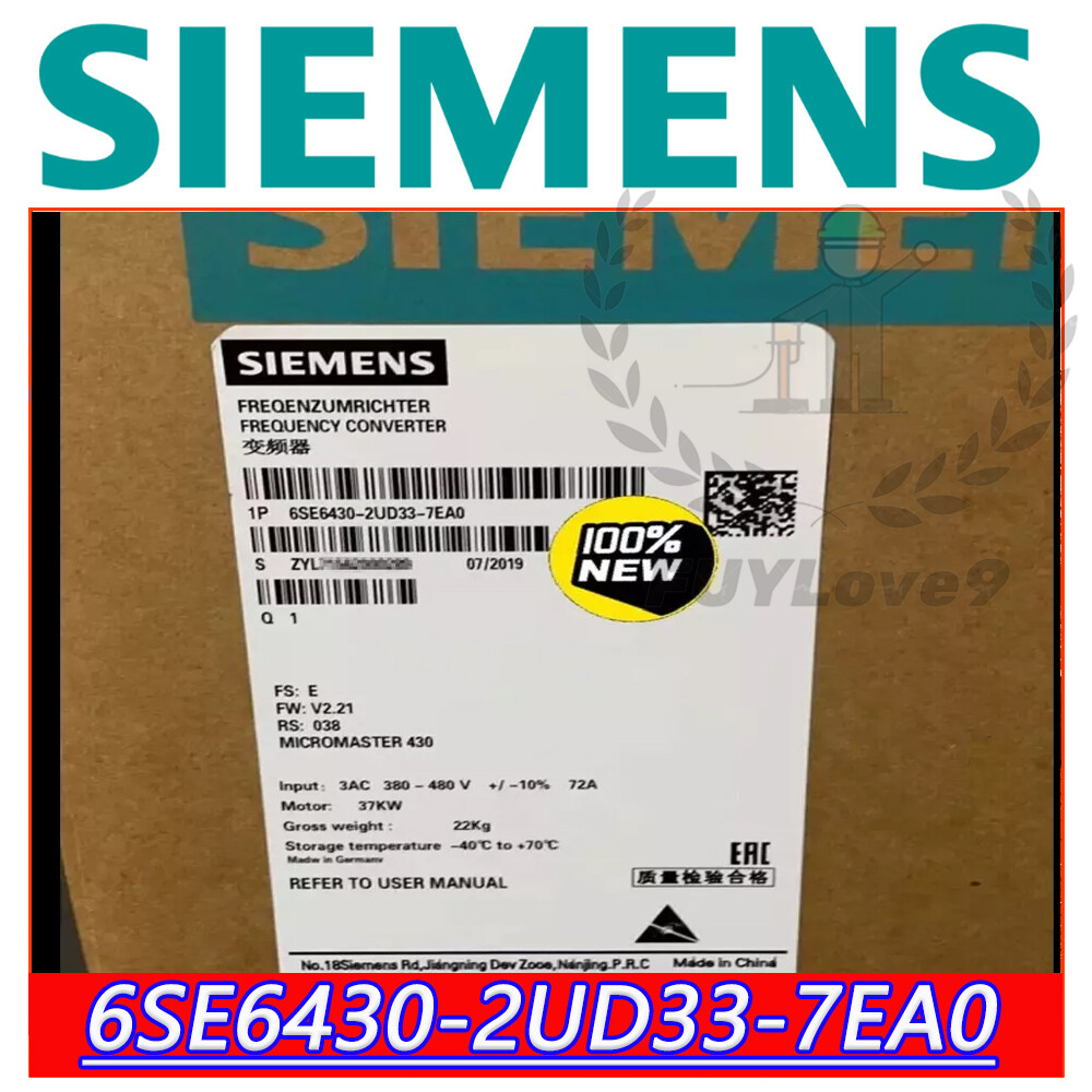 high quality Siemens 6SE6 430-2UD33-7EA0 6SE6430-2UD33-7EA0 Brand New, inverter