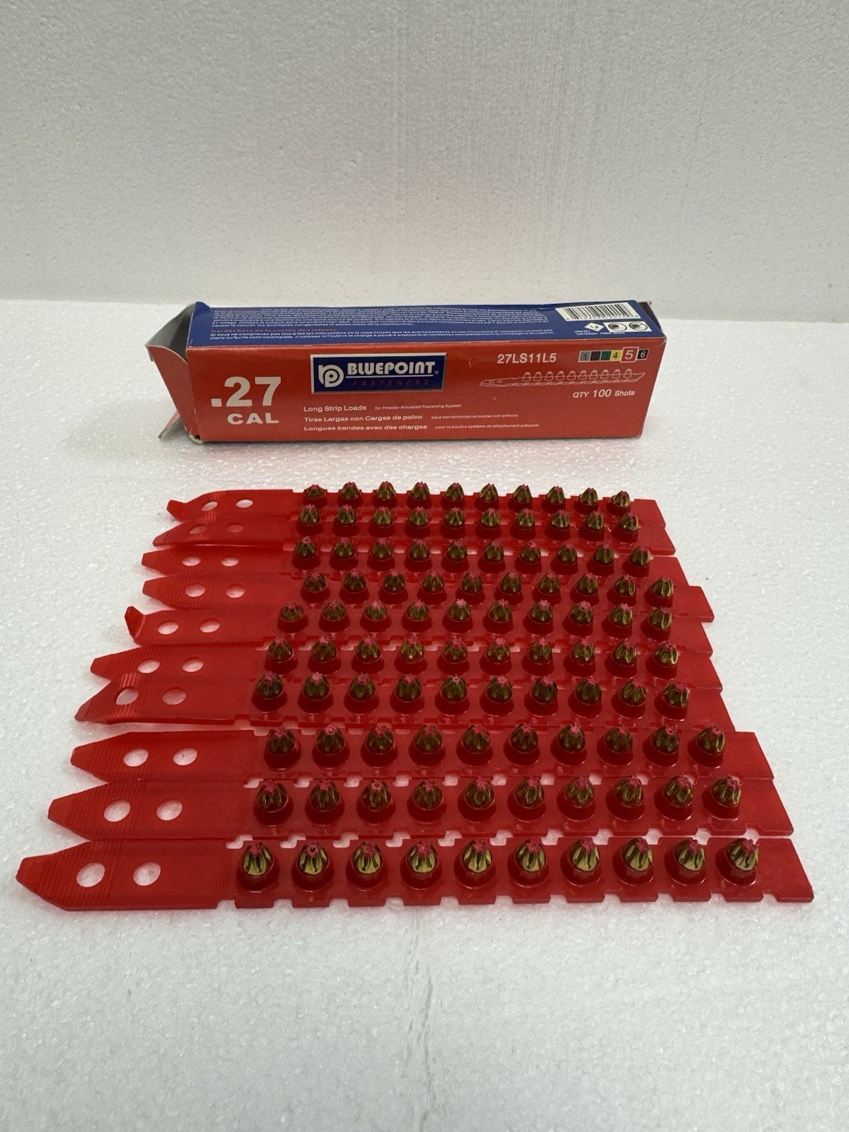 BLUEPOINT Fasteners .27 Cal 100 QTY Shots
