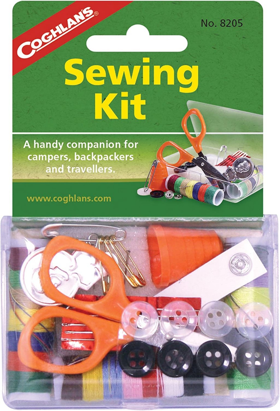 Coghlan's Sewing Kit 26-Piece Emergency Clothing Repair Kit for Camping Travel