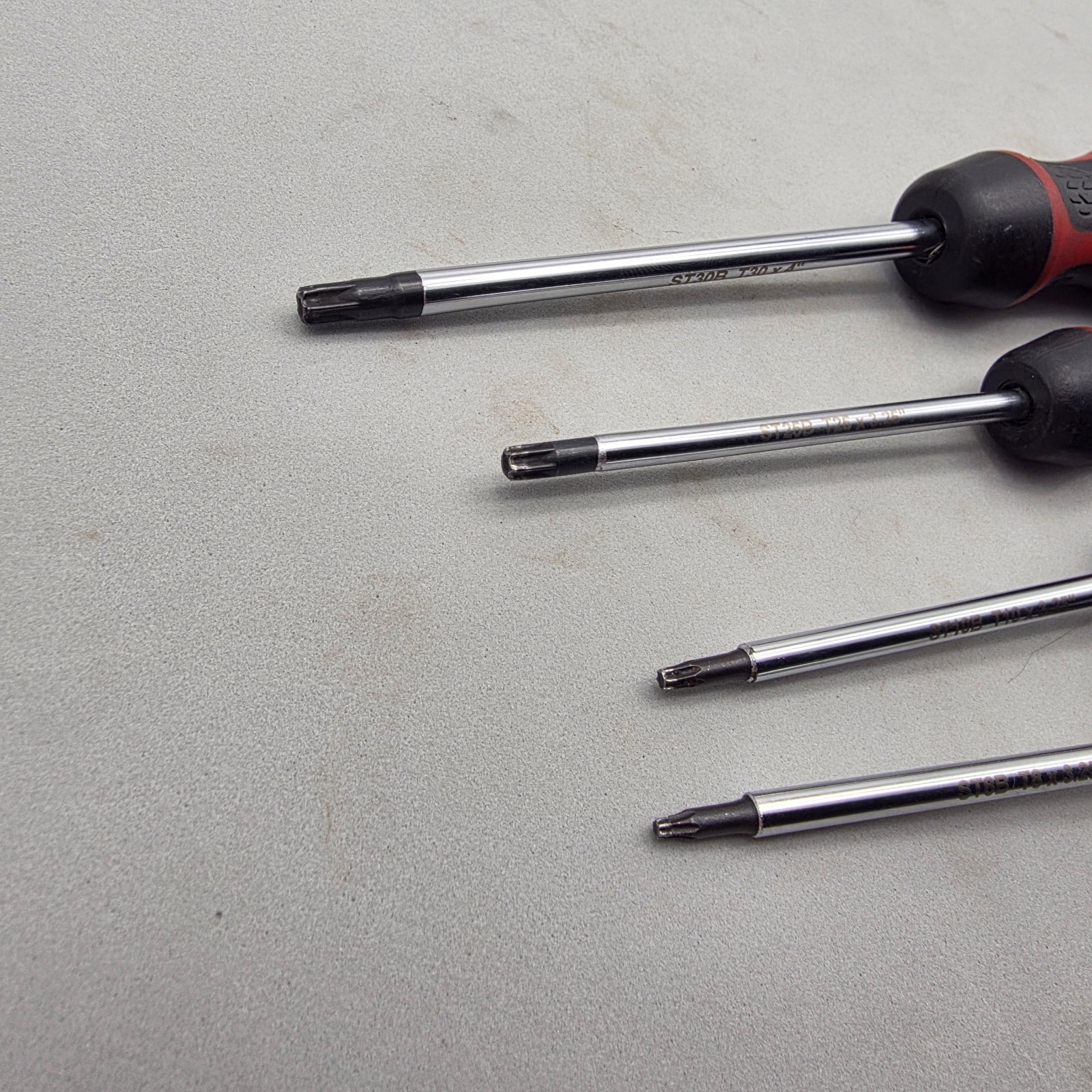 MAC Tools Torx Screwdriver Lot ST30B,ST25B,ST10B,ST8B