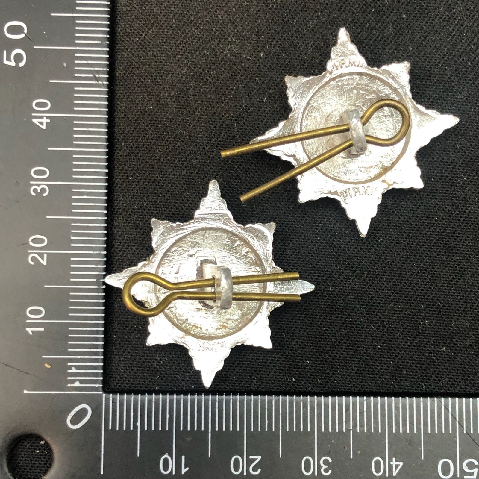 Original British Collar Badge Pair - Royal Dragoon Guards