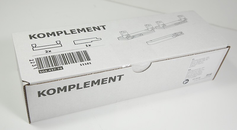 NEW Ikea KOMPLEMENT Soft Opening Closing Device 2 Pack in one box 504.437.74
