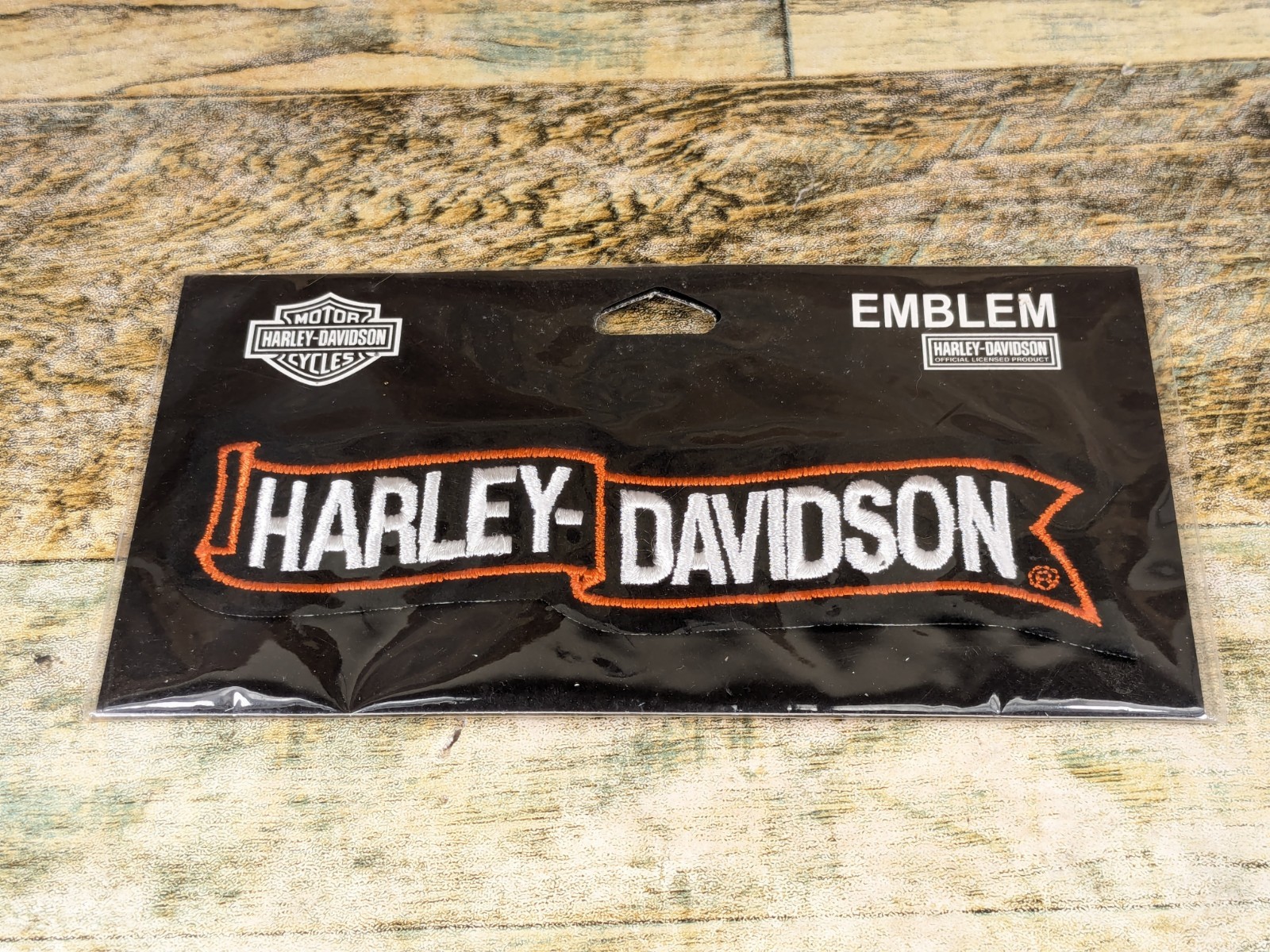 Harley Davidson Waving Banner Sew On Patch New Old Stock 2007