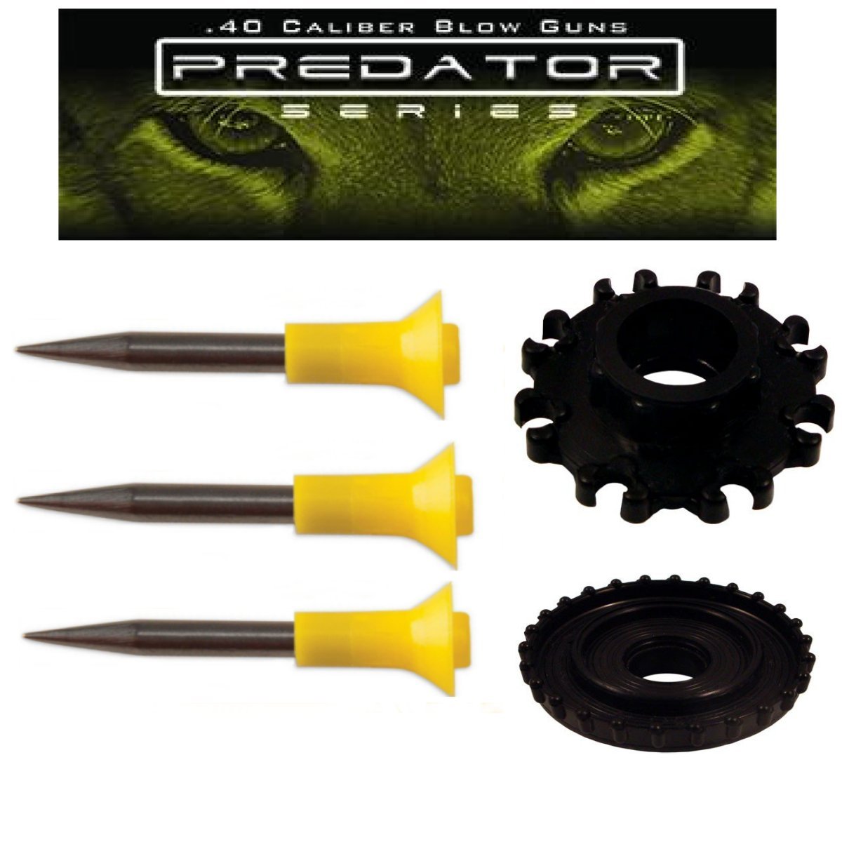 Predator 25 pack of .40 caliber Hunting Spikes with Dart Kit