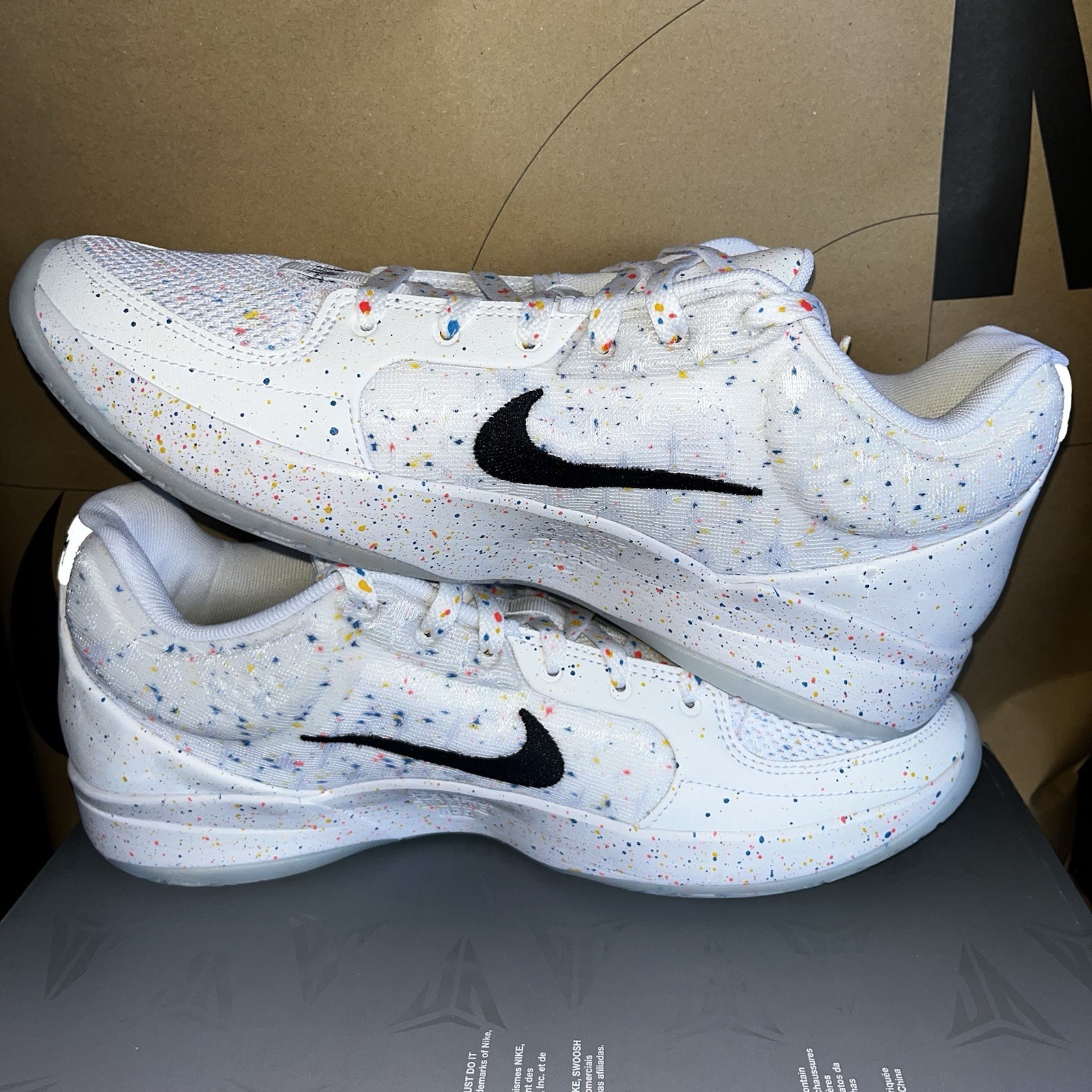 NEW Nike Ja 2 PER Snow White Ja-Breaker Basketball NBY IF1606-100 Men Size 9.5