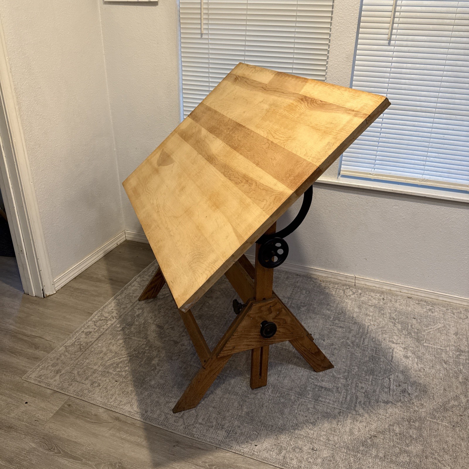 Hamilton Style Drafting Table Vintage 42"w X 31"h Tabletop