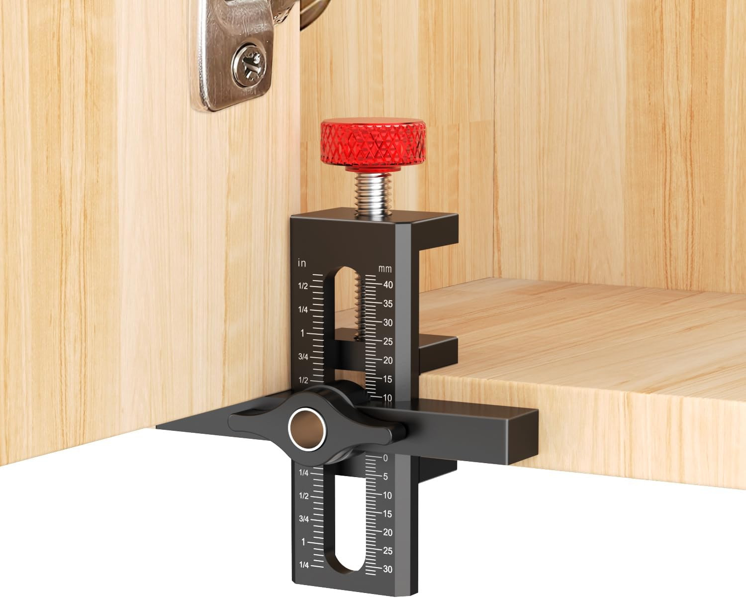 Cabinet Door Mounting Jig with Quick Edge Positioner – Adjustable Cabinet Door I