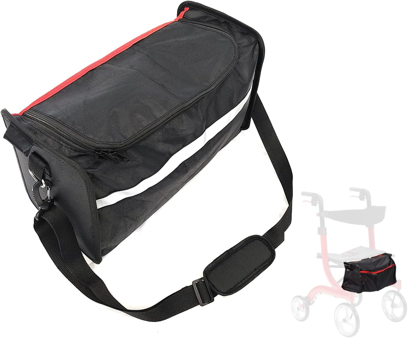10266 Nitro Rollator Walker Bag,Shoulder Bag,Replacement Bag for Nitro Aluminum