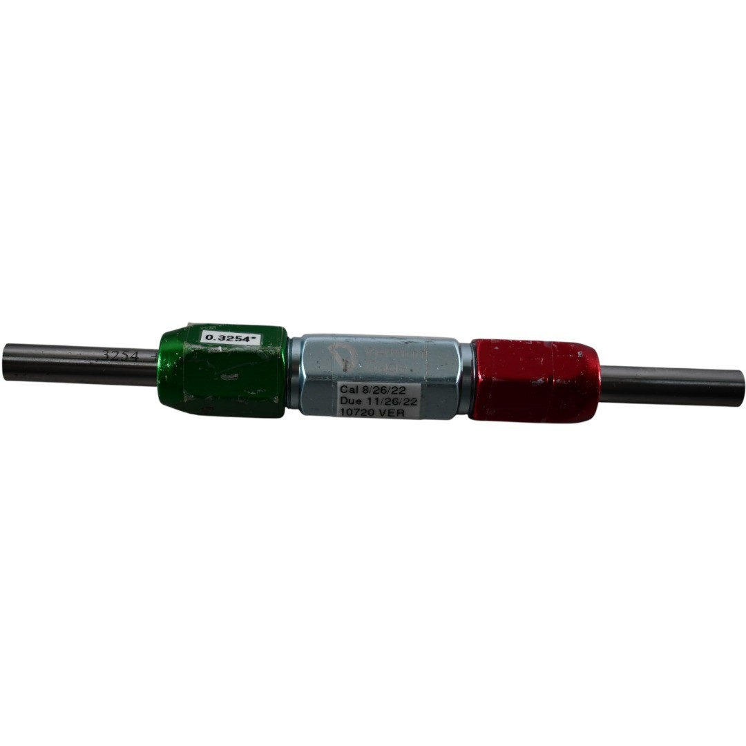 Vermont Gage Class X Go NoGo Double End Plug Gage Assembly 0.3254 0.3278