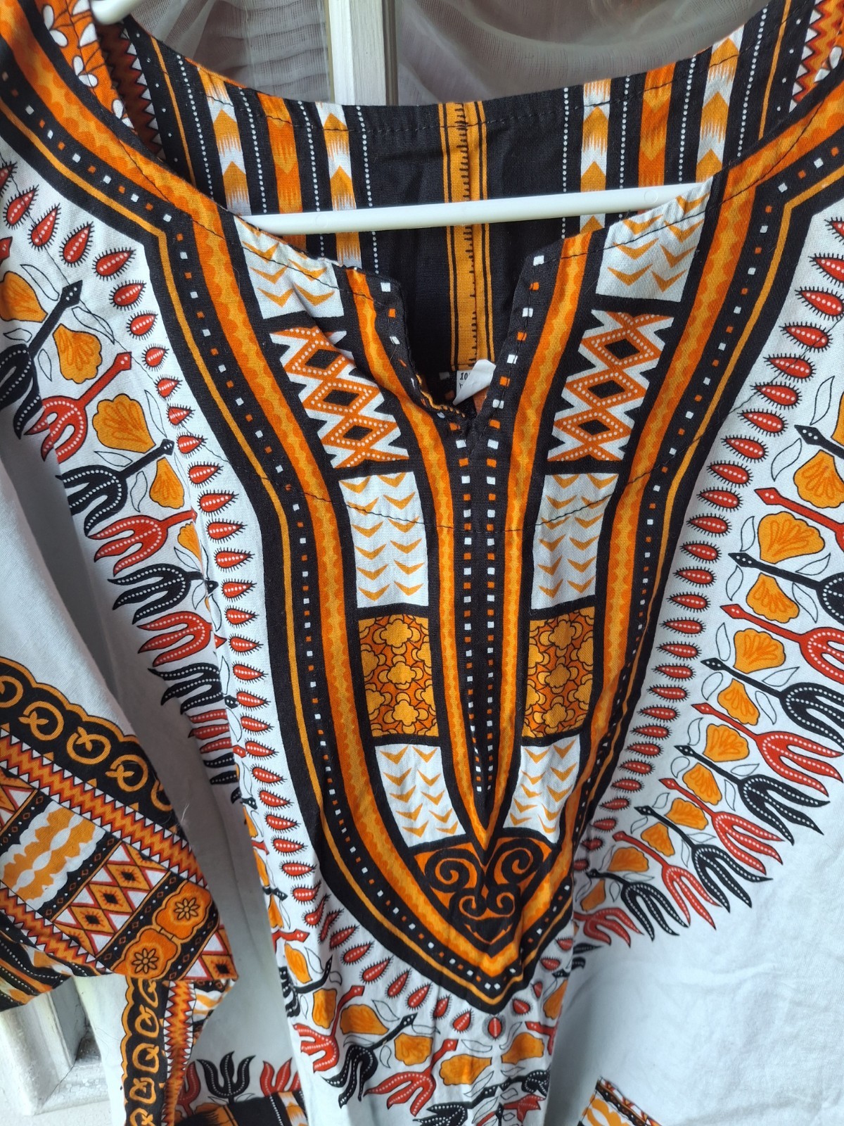 African Print Unisex Dashiki 100% Cotton M/l