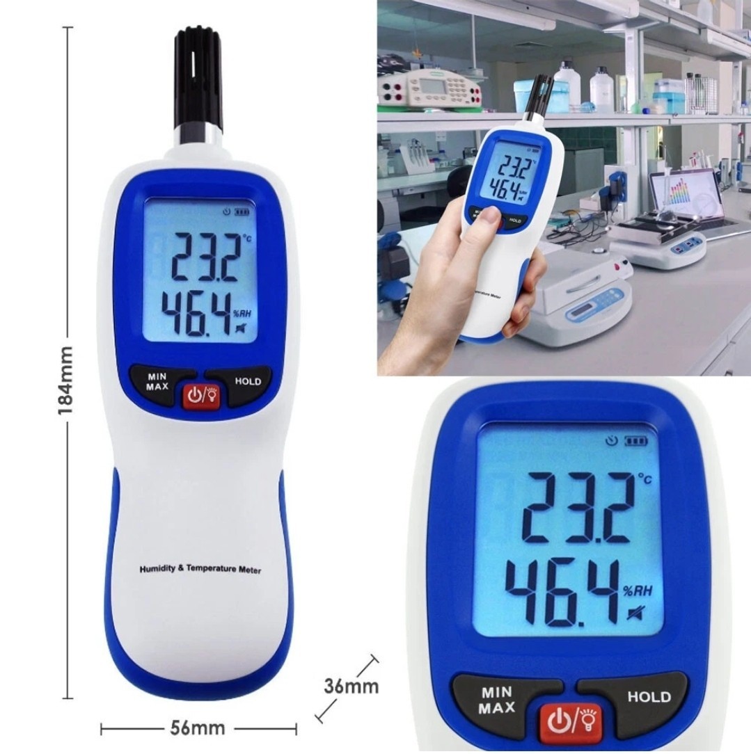 Handheld Temperature Humidity Meter Digital