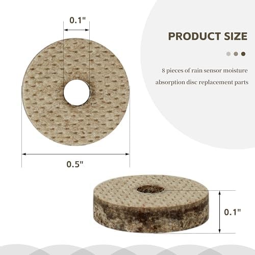 Rain Sensor Hygroscopic Disc Replacement, Compatible with RainBird RSD WR2 Wirel