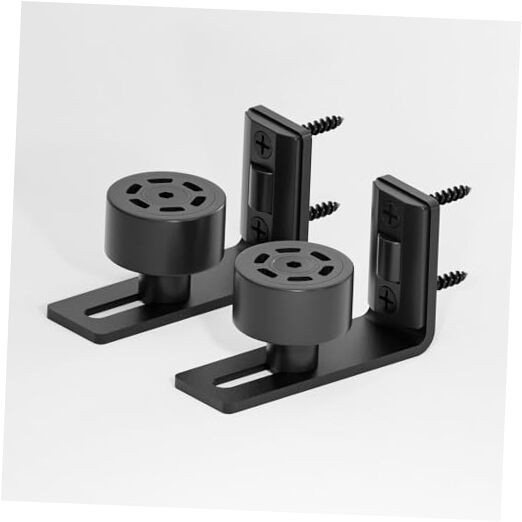 AONAYIOA Adjustable Roller Sliding Barn Door Floor Guide - 2pcs Hardware