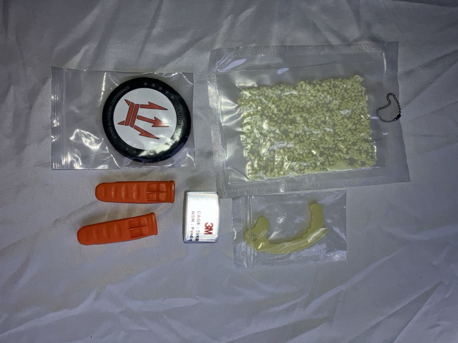 County Comm Lot Glow Items Whistle Patch New