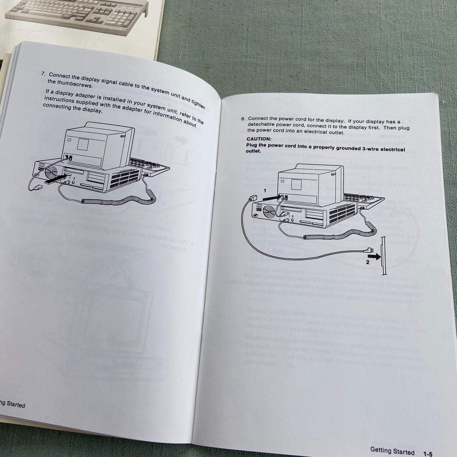 IBM Personal System PS/2 Quick Reference Guide P70 386 Model 30 286 Operations