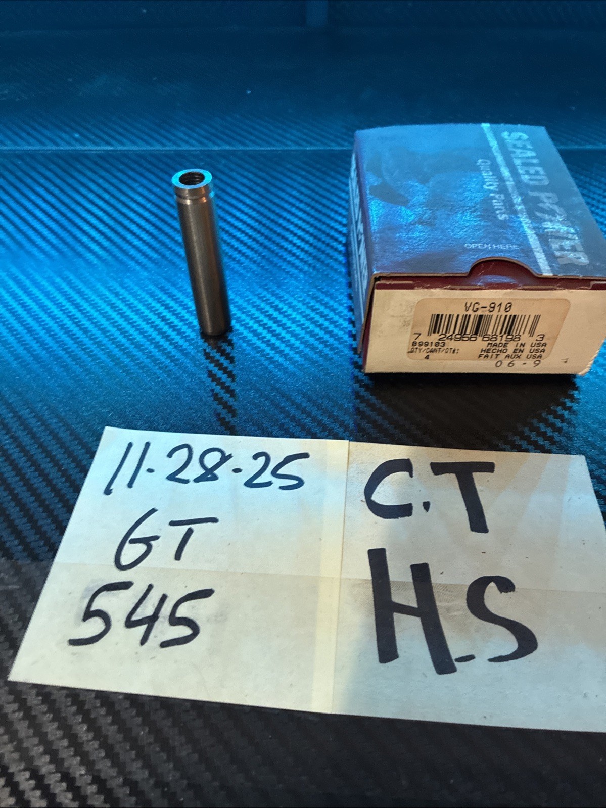 (1) NOS VG910 Valve Guide  Sealed Power  SOLD INDIVIDUALLY Genuine