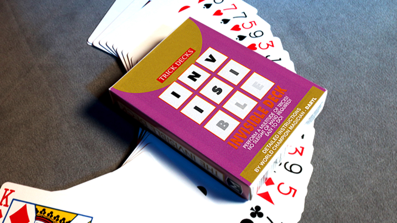 Bicycle® Invisible Deck (Blue) Playing Cards