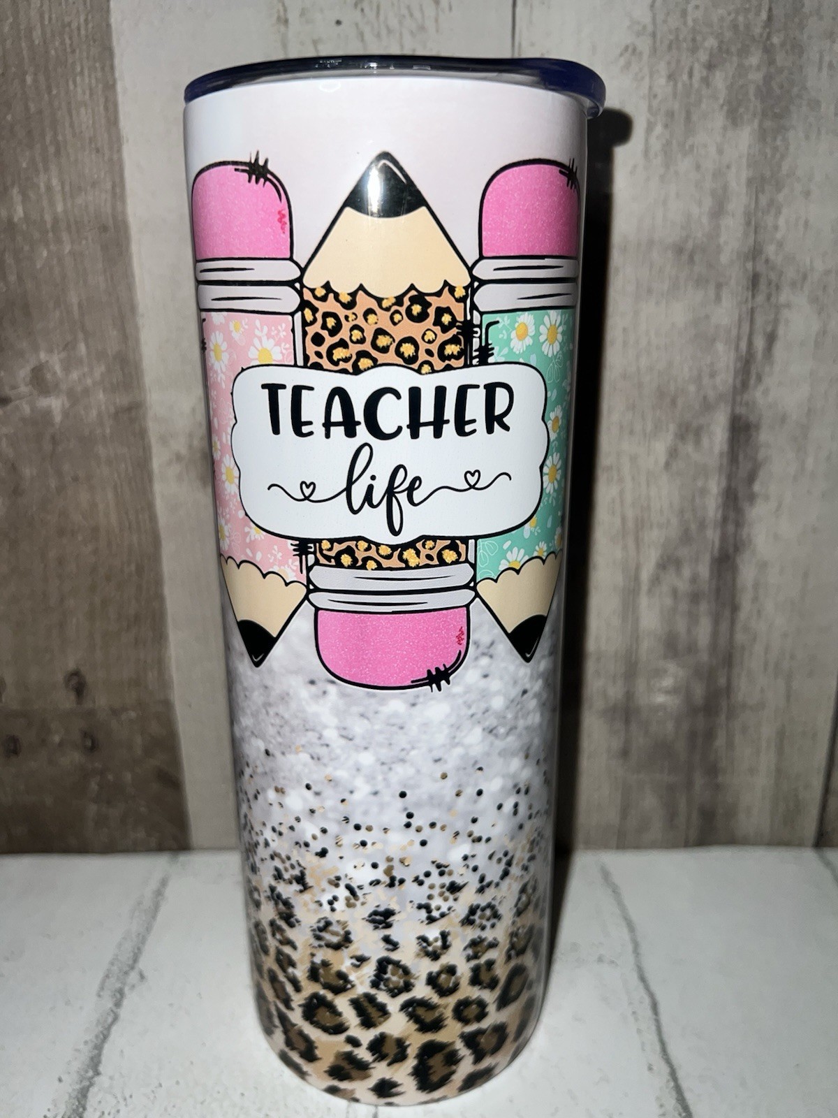 Teacher life Tumblr, water bottle, 20 ounce stainless steel drink bottle, coffee