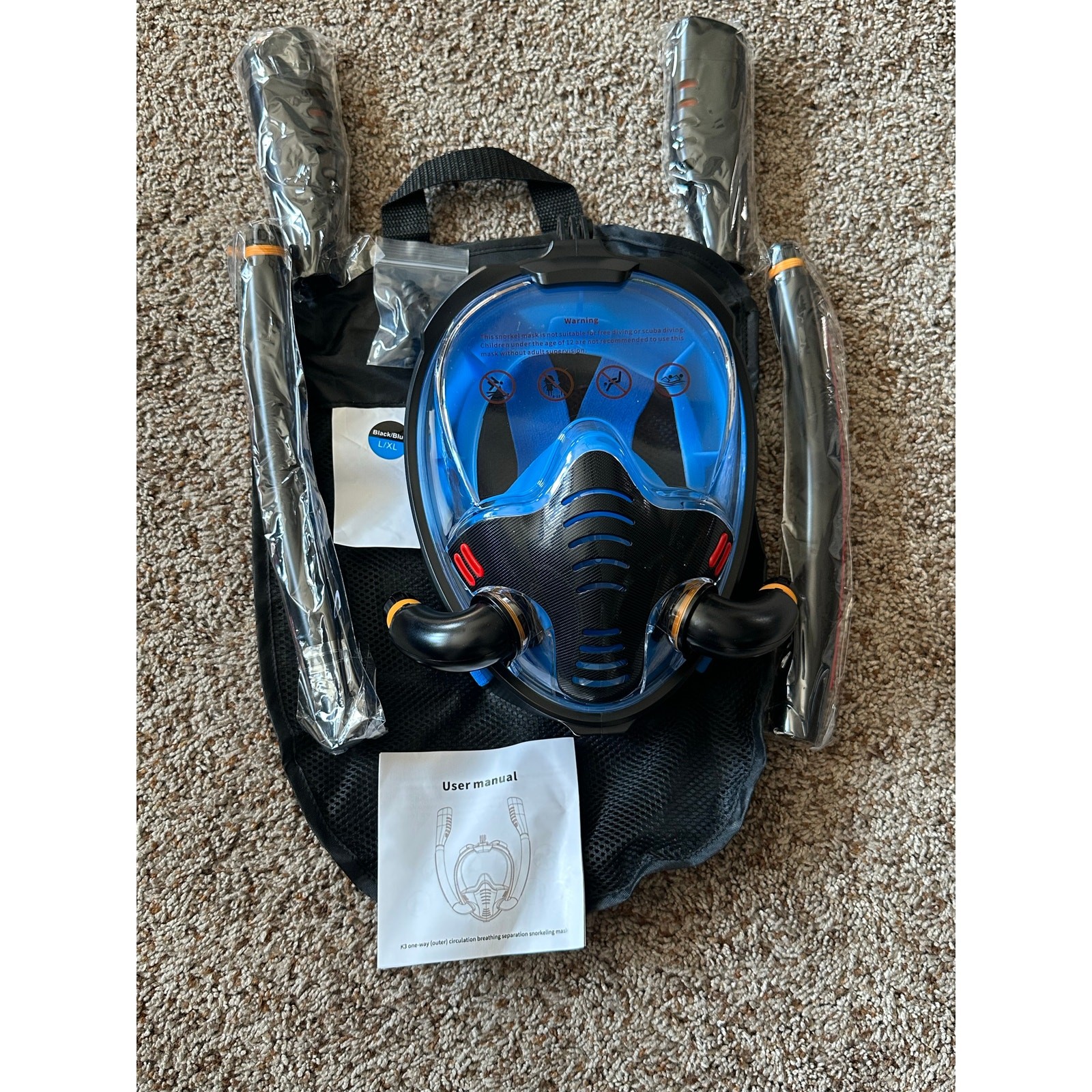 Snorkeling mask
