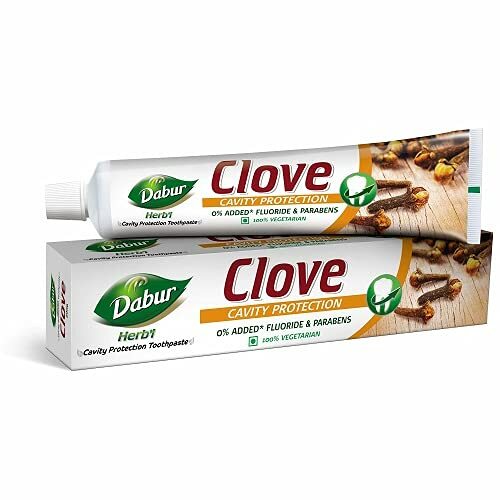 Dabur Herb'l Clove -Cavity Protection Toothpaste Natural - 45G Tube - Free Ship