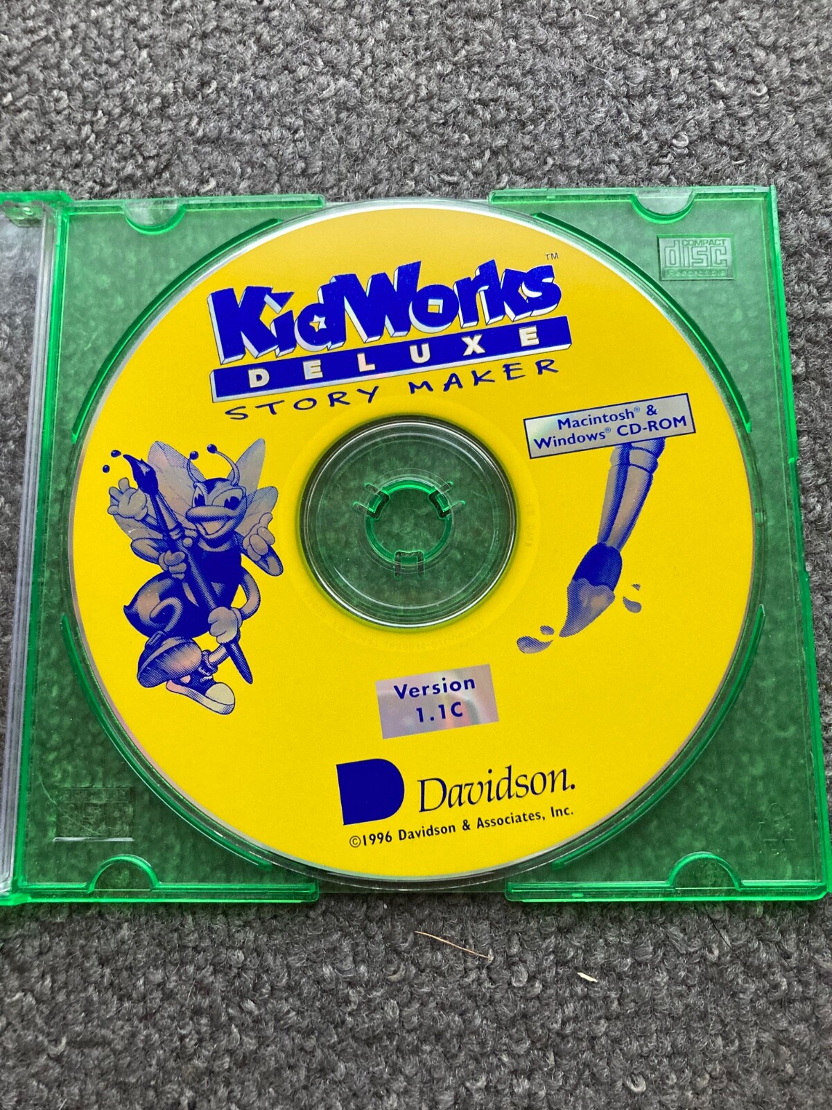 Davidson Kid Works Deluxe Story Maker McIntosh and Windows
