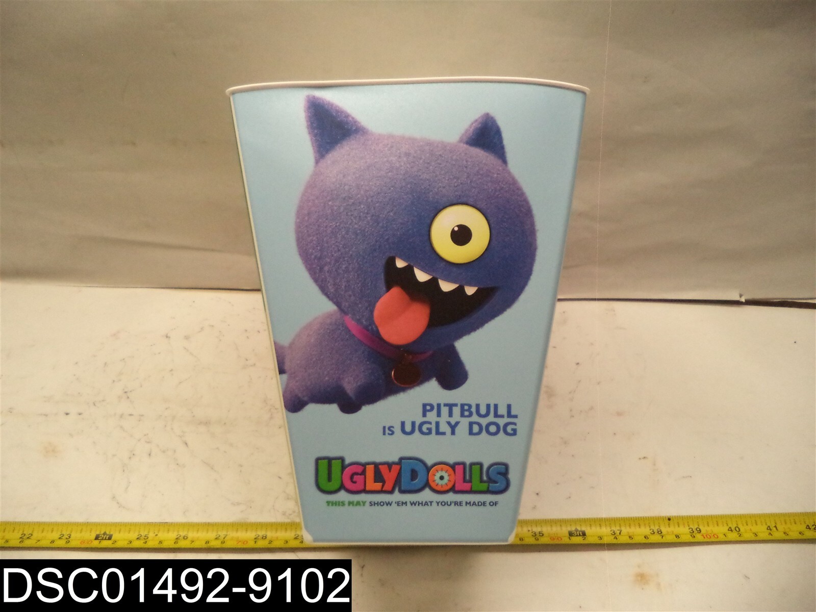 QTY=100- Ugly Dolls 4 Sided Popcorn Tubs