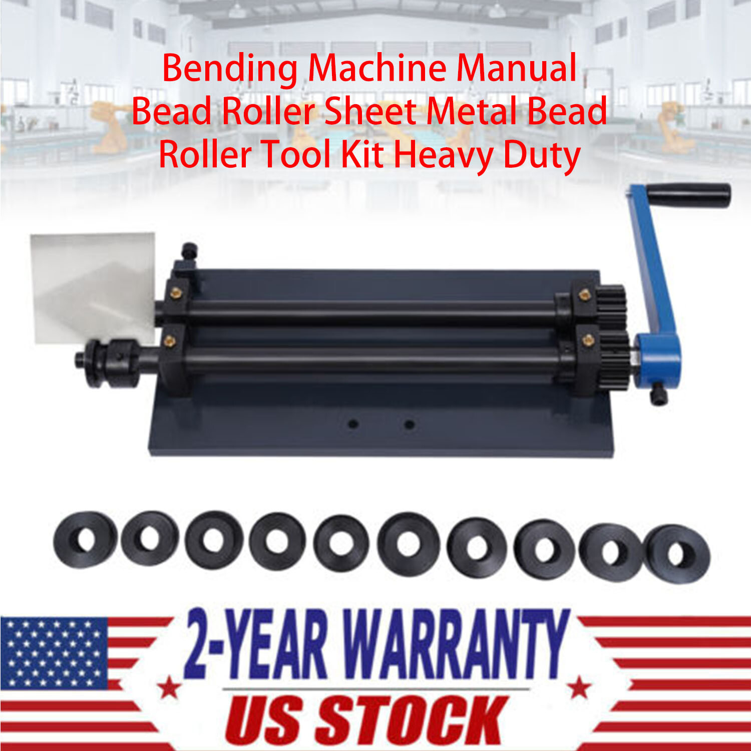 Bending Machine Manual Bead Roller Sheet Metal Bead Roller Tool Kit Heavy Duty