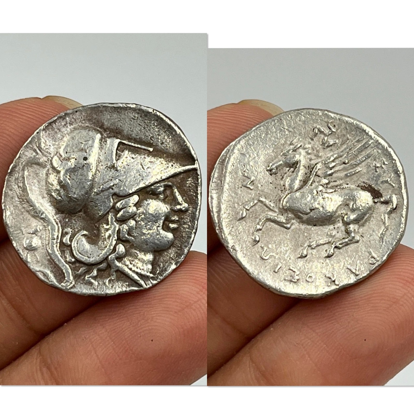 Wonderful old Roman solid silver Rare unique old Roman coin