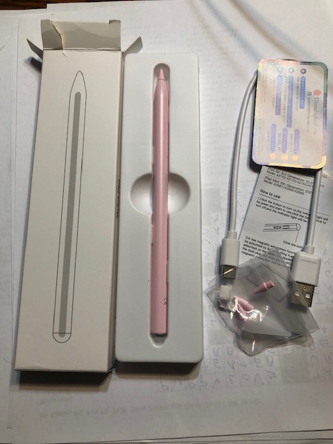 Hastraith Stylus Pen for iPad(2018-2025)-2X Faster Charge with Tilt Pink