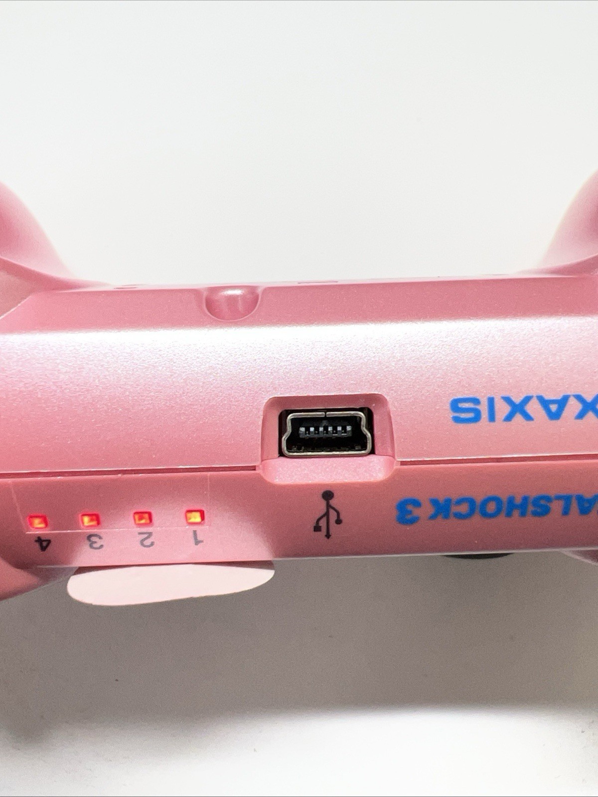 OEM Sony PS3 DualShock 3 Pink Controller Tested Working