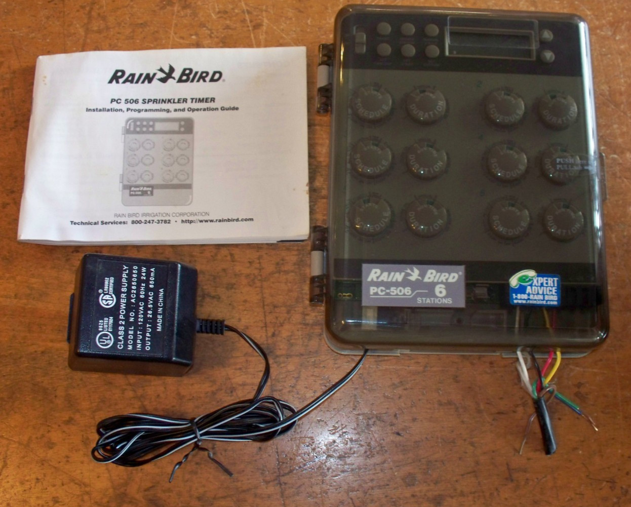 Rain Bird PC-506 Ultimate Sprinkler Timer w/ Transformer