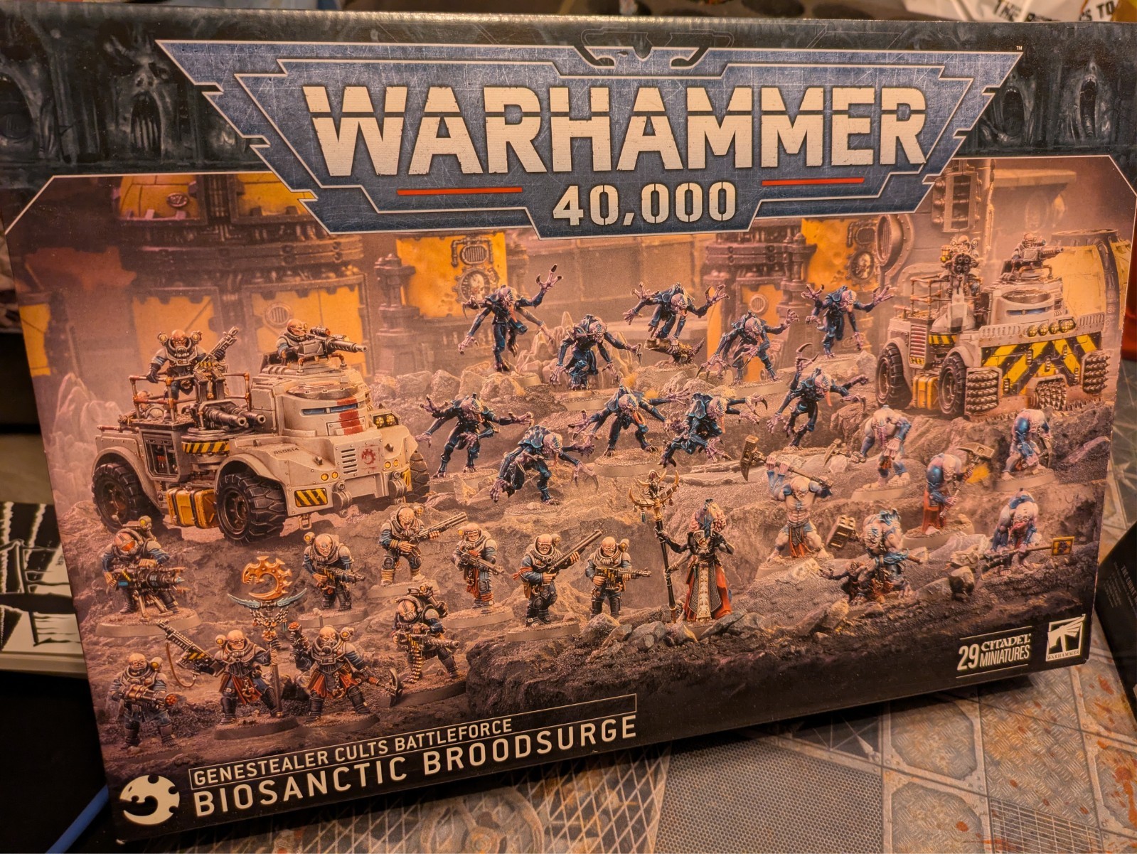 Warhammer 40k Battleforce Genestealer Cults Biosanctic Broodsurge Army Box