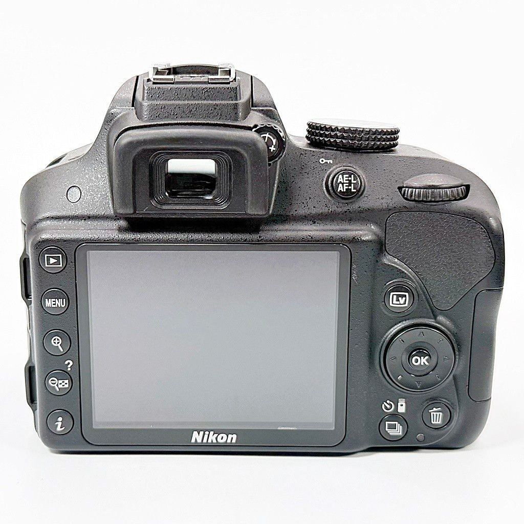 Nikon D3300 Double Zoom Kit Black DSLR Camera