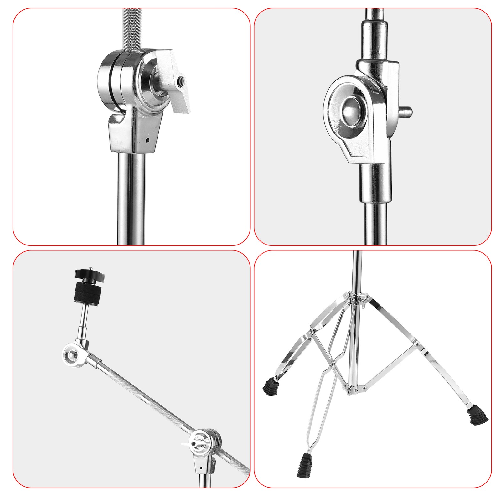 Foldable Detachable Cymbal Stand Heavy Alloy Construction Stage Performance