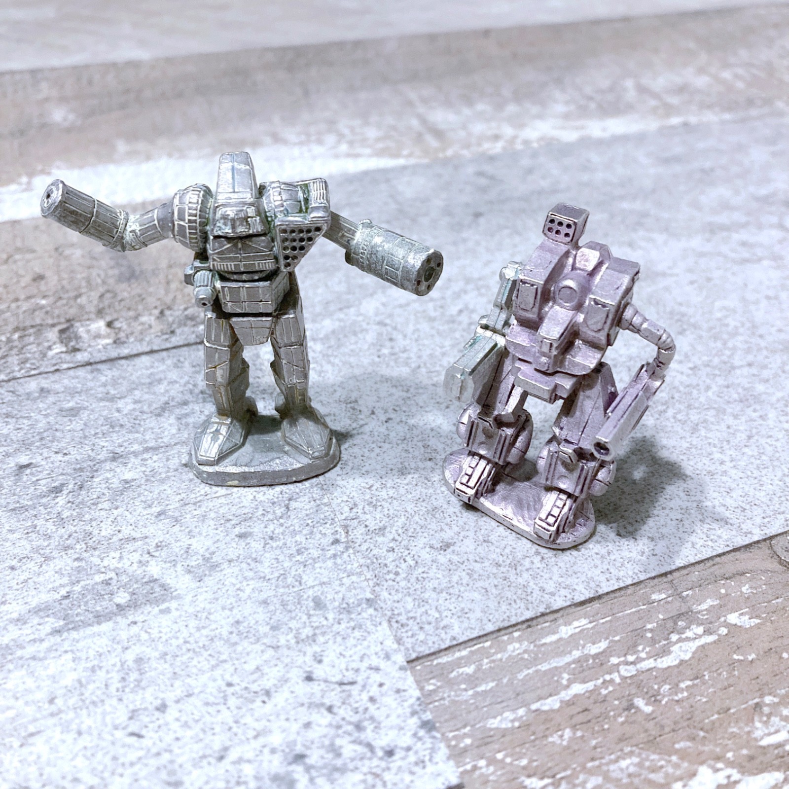 BattleTech Vintage Pewter Mech Mini Lot Orion Loki Ral Partha Unseen FASA 1986