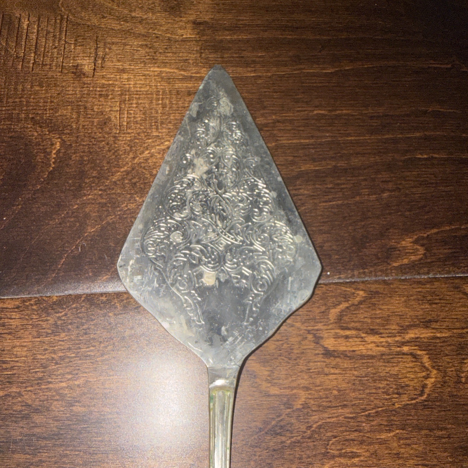 Large Silver Plate Serving Spatulas